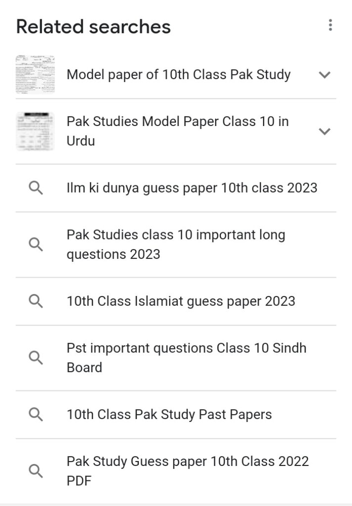 10th Pak Study Guess