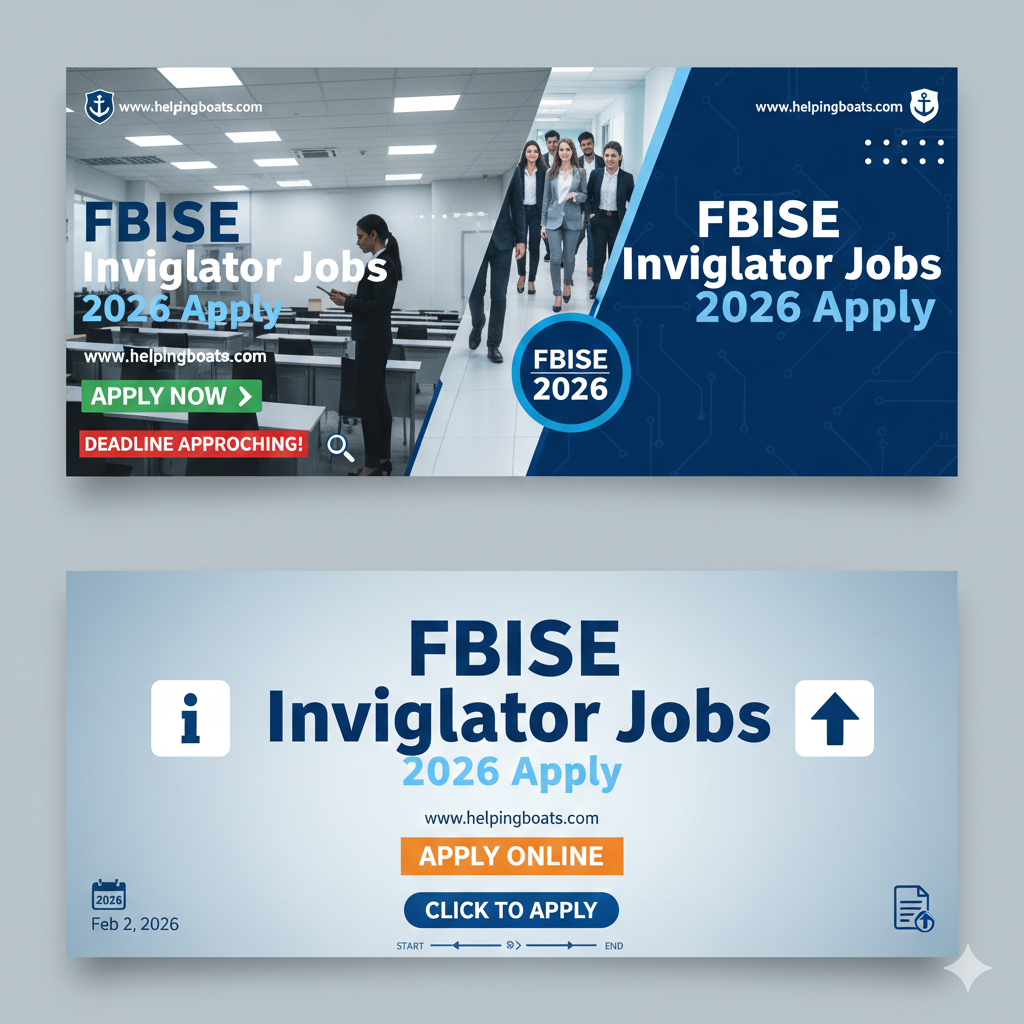 FBISE Invigilator Jobs 2026 Apply
