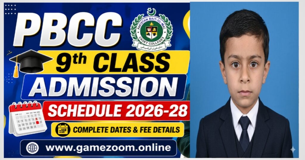 Class 9 Admissions 2026–2028: Important Dates & Guidelines (PBCC)