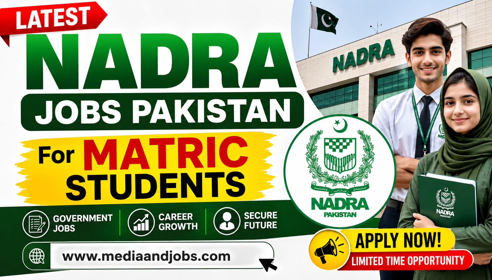 Latest NADRA Executive Jobs Pakistan